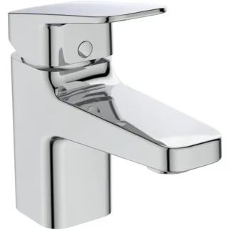 IDEAL STANDARD CERAPLAN - Waschtischarmatur 47x159x133 mm, 99 mm vertikaler Abstand bis Mitte Auslauf in chrom, 5 l/min (3 bar), mit Ablaufgarnitur - EasyFix, Strahlregler, BlueStart, Click-Technologie, Durchflussbegrenzer, EPD, FirmaFlow, SmartShine Oberfläche, NF-zertifiziert #BD205AA - Chrom