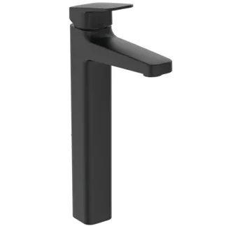 IDEAL STANDARD CERAPLAN - Waschtischarmatur 47x183x321 mm, 138 mm vertikaler Abstand bis Mitte Auslauf in schwarz, 5 l/min (3 bar), ohne Ablaufgarnitur - EasyFix, Click-Technologie, Durchflussbegrenzer, FirmaFlow, NF-zertifiziert #BD236XG - Silk Black