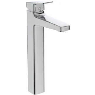 IDEAL STANDARD CERAPLAN - Waschtischarmatur 47x183x321 mm, 138 mm vertikaler Abstand bis Mitte Auslauf in chrom, 5 l/min (3 bar), ohne Ablaufgarnitur - EasyFix, Strahlregler, BlueStart, Durchflussbegrenzer, EPD, SmartShine Oberfläche, NF-zertifiziert #BD237AA - Chrom