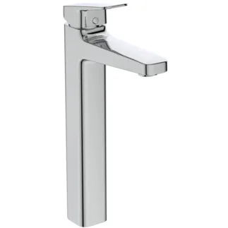 IDEAL STANDARD CERAPLAN - Waschtischarmatur 47x183x321 mm, 138 mm vertikaler Abstand bis Mitte Auslauf in chrom, 5 l/min (3 bar), ohne Ablaufgarnitur - EasyFix, Click-Technologie, Durchflussbegrenzer, EPD, FirmaFlow, SmartShine Oberfläche, NF-zertifiziert #BD236AA - Chrom