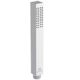 IDEAL STANDARD IDEALRAIN - 1-Funktionshandbrause 22x22x200 mm in chrom, 8 l/min (3 bar) - Easy-Grip, Durchflussbegrenzer #BD320AA - Chrom