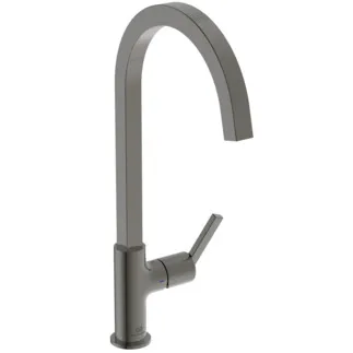IDEAL STANDARD GUSTO - Küchenarmatur 160x254x424 mm, 204 mm vertikaler Abstand bis Mitte Auslauf in magnetic grey, 8.3 l/min (3 bar) - EasyFix+, Verdeckter Strahlregler, FirmaFlow, PVD Technologie #BD411A5 - Magnetic Grey