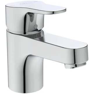 IDEAL STANDARD CERABASE - Waschtischarmatur 47x142x150 mm in chrom, 3.8 l/min (3 bar), ohne Ablaufgarnitur - EasyFix, Strahlregler, Click-Technologie, FirmaFlow, SmartShine Oberfläche #BD391AA - Chrom