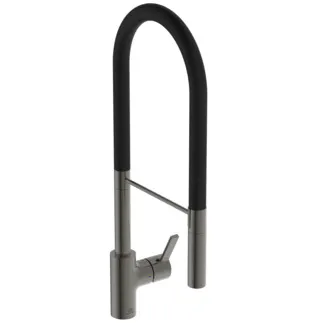 IDEAL STANDARD GUSTO - Küchenarmatur 115x264x604 mm in magnetic grey, 6.3 l/min (3 bar) - Verdeckter Strahlregler, FirmaFlow, PVD Technologie #BD421A5 - Magnetic Grey