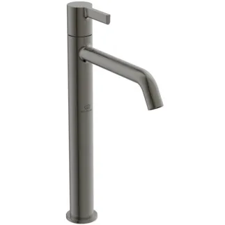 IDEAL STANDARD JOY - Standventil 45x196x311 mm, 170 mm vertikaler Abstand bis Mitte Auslauf in magnetic grey, 5 l/min (3 bar), ohne Ablaufgarnitur - Verdeckter Strahlregler, Durchflussbegrenzer, PVD Technologie #BD463A5 - Magnetic Grey