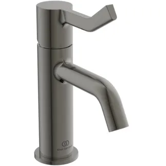 IDEAL STANDARD JOY - Waschtischarmatur 48x142.5x188 mm, 110 mm vertikaler Abstand bis Mitte Auslauf in magnetic grey, 5 l/min (3 bar), ohne Ablaufgarnitur - EasyFix, Verdeckter Strahlregler, Durchflussbegrenzer, FirmaFlow, PVD Technologie #BD468A5 - Magnetic Grey