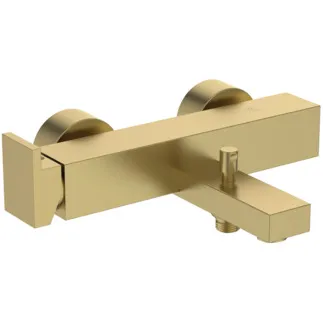 IDEAL STANDARD EXTRA - Badearmatur AP 294x220x91 mm, 188 mm vertikaler Abstand bis Mitte Auslauf in brushed gold, 20.0 l/min (3 bar) - Click-Technologie, FirmaFlow, PVD Technologie #BD513A2 - Brushed Gold