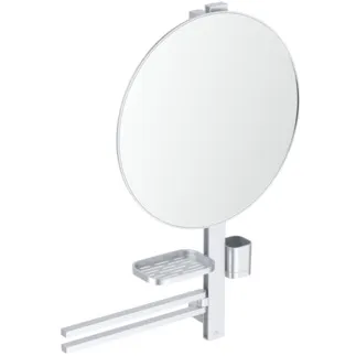 IDEAL STANDARD Alu+ - Kosmetikspiegel 640x145.5x817 mm in silber - Kernelemente aus Aluminium #BD587SI