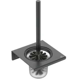 IDEAL STANDARD Alu+ - Bürstengarnitur 160x170x347 mm in schwarz - Kernelemente aus Aluminium #BD593XG - Silk Black