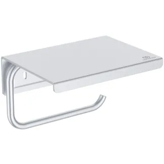 IDEAL STANDARD Alu+ - Papierrollenhalter 150x114x95 mm in silber - Kernelemente aus Aluminium #BD592SI