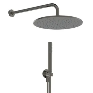 IDEAL STANDARD IDEALRAIN - Duschpaket in magnetic grey - PVD Technologie #BD825A5 - Magnetic Grey