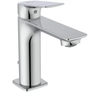 IDEAL STANDARD CERALIFE C - Waschtischarmatur 48x162x154 mm in chrom, 3.8 l/min (3 bar), mit Ablaufgarnitur - EasyFix, Strahlregler, FirmaFlow, SmartShine Oberfläche #BE045AA - Chrom