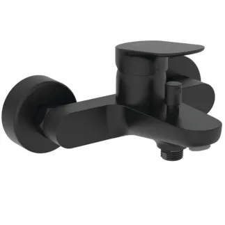 IDEAL STANDARD CERALIFE O - Badearmatur AP 197x178x115 mm, 156 mm vertikaler Abstand bis Mitte Auslauf in schwarz, 20.0 l/min (3 bar) - FirmaFlow #BE029XG - Silk Black