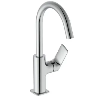IDEAL STANDARD CERALIFE C - Waschtischarmatur 93x205x301 mm, 150 mm vertikaler Abstand bis Mitte Auslauf in chrom, 3.8 l/min (3 bar), ohne Ablaufgarnitur - EasyFix, Strahlregler, Verdeckter Strahlregler, FirmaFlow, SmartShine Oberfläche #BE053AA - Chrom