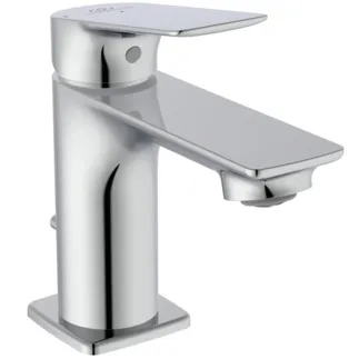 IDEAL STANDARD CERALIFE C - Waschtischarmatur 48x148x129 mm in chrom, 3.8 l/min (3 bar), mit Ablaufgarnitur - EasyFix, Strahlregler, FirmaFlow, SmartShine Oberfläche #BE040AA - Chrom