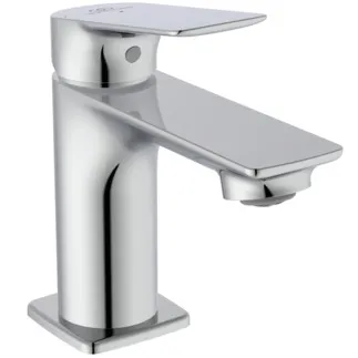 IDEAL STANDARD CERALIFE C - Waschtischarmatur 48x135.5x129 mm, 95 mm vertikaler Abstand bis Mitte Auslauf in chrom, 3.8 l/min (3 bar), mit Ablaufgarnitur - EasyFix, Strahlregler, FirmaFlow, SmartShine Oberfläche #BE042AA - Chrom