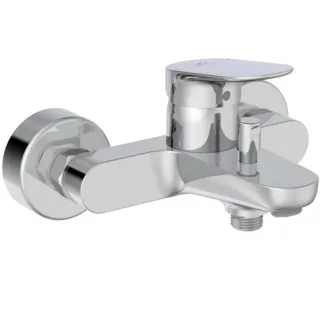 IDEAL STANDARD CERALIFE O - Badearmatur AP 197x178x115 mm, 156 mm vertikaler Abstand bis Mitte Auslauf in chrom, 20.0 l/min (3 bar) - FirmaFlow, SmartShine Oberfläche #BE029AA - Chrom