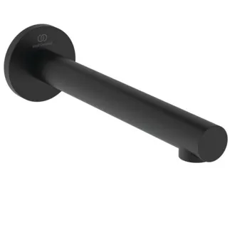 IDEAL STANDARD CERALIFE O - Wandauslauf 65x228x65 mm, 210 mm vertikaler Abstand bis Mitte Auslauf in schwarz, 25 l/min (3 bar) #BE030XG - Silk Black