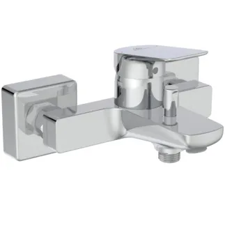 IDEAL STANDARD CERALIFE C - Badearmatur AP 207x177x115 mm, 155 mm vertikaler Abstand bis Mitte Auslauf in chrom - FirmaFlow, SmartShine Oberfläche #BE067AA - Chrom