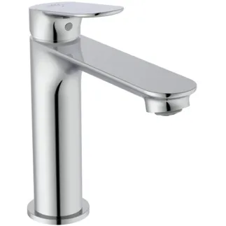 IDEAL STANDARD CERALIFE O - Waschtischarmatur 48x175.5x174 mm, 135 mm vertikaler Abstand bis Mitte Auslauf in chrom, 3.8 l/min (3 bar), ohne Ablaufgarnitur - Strahlregler, FirmaFlow, SmartShine Oberfläche #BE119AA - Chrom