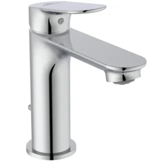 IDEAL STANDARD CERALIFE O - Waschtischarmatur 48x148x154 mm in chrom, 3.8 l/min (3 bar), mit Ablaufgarnitur - EasyFix, Strahlregler, FirmaFlow, SmartShine Oberfläche #BE111AA - Chrom