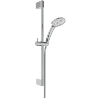 IDEAL STANDARD IDEALRAIN - Brausekombination mit Brausestange 143x644 mm in chrom - Breite Brause #BE403AA - Chrom