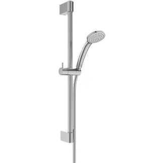 IDEAL STANDARD IDEALRAIN - Brausekombination mit Brausestange 133x298x644 mm in chrom, 8 l/min (3 bar) - Durchflussbegrenzer #BE402AA - Chrom