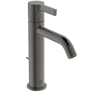 IDEAL STANDARD JOY - Waschtischarmatur 48x187x207 mm, 135 mm vertikaler Abstand bis Mitte Auslauf in magnetic grey, 3.8 l/min (3 bar), mit Ablaufgarnitur - Strahlregler, Verdeckter Strahlregler, FirmaFlow, PVD Technologie #BE278A5 - Magnetic Grey