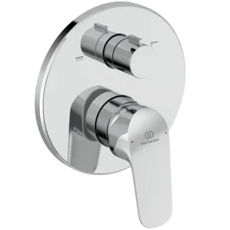 IDEAL STANDARD CERAFLEX 2027 - Badearmatur UP Bausatz 2 157x84x185.5 mm in chrom, Kit 1 required (A1000NU), 20 l/min (3 bar) - SmartShine Oberfläche #BE544AA - Chrom