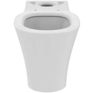 IDEAL STANDARD CONNECT AIR - Stand-WC für Kombination (rückseitig offen) 360x665x400 mm in weiß glänzend, horizontaler Ablauf - Spültechnologie AquaBlade #E009701 - Weiß (Alpin), Bild 3