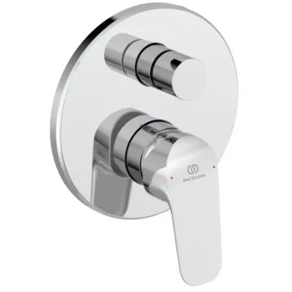 IDEAL STANDARD CERAFLEX 2027 - Badearmatur UP Bausatz 2 157x84x185.5 mm in chrom, Kit 1 required (A1000), 21 l/min (3 bar) - SmartShine Oberfläche #BE545AA - Chrom