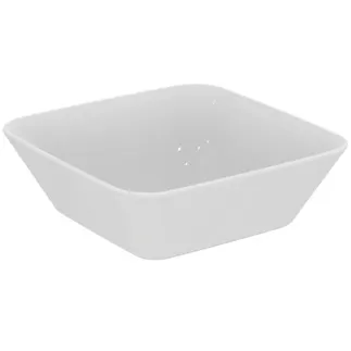IDEAL STANDARD CONNECT AIR - Schale 400x400x135 mm in weiß glänzend, ohne Hahnloch, ohne Überlauf #E034701 - Weiß (Alpin)