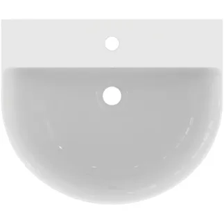 IDEAL STANDARD CONNECT AIR - Waschtisch 550x460x160 mm in weiß, 1 Hahnloch, mit Überlauf - IdealPlus #E0698MA - Weiß (Alpin) mit Ideal Plus, Bild 4