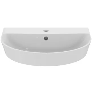 IDEAL STANDARD CONNECT AIR - Waschtisch 550x460x160 mm in weiß, 1 Hahnloch, mit Überlauf - IdealPlus #E0698MA - Weiß (Alpin) mit Ideal Plus, Bild 2