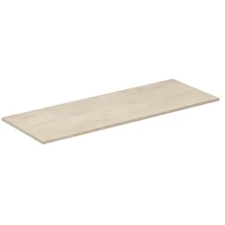 IDEAL STANDARD C.AIR - Waschtischplatte 1204x442x18 mm in pinie hell dekor #E0852UK - Pinie hell Dekor/ braun matt