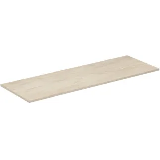 IDEAL STANDARD C.AIR - Waschtischplatte 1304x442x18 mm in pinie hell dekor #E1147UK - Pinie hell Dekor/ braun matt