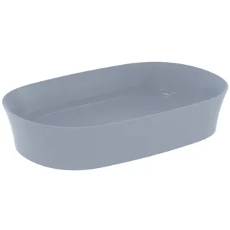 IDEAL STANDARD IPALYSS - Schale 600x380x120 mm in powder, ohne Hahnloch, ohne Überlauf - Diamatec, Platzsparender Waschtisch #E1396X8 - Puderblau