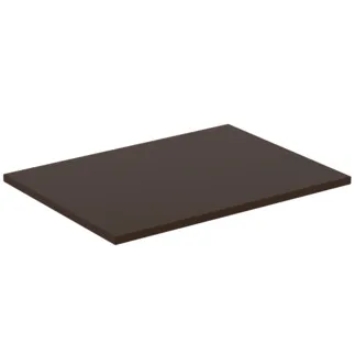 IDEAL STANDARD C.AIR - Waschtischplatte 604x442x18 mm in braun matt / weiß matt #E0848VY - Braun matt / weiß matt