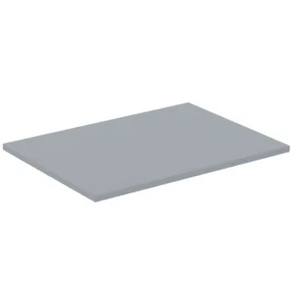 IDEAL STANDARD C.AIR - Waschtischplatte 604x442x18 mm in hellgrau glänzend /weiß matt #E0848EQ - Hellgrau glänzend / weiß matt