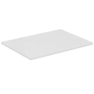 IDEAL STANDARD C.AIR - Waschtischplatte 604x442x18 mm in weiß glänzend / weiß matt #E0848B2 - Weiß glänzend / weiß matt