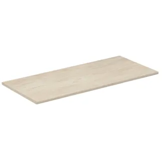 IDEAL STANDARD C.AIR - Waschtischplatte 1004x442x18 mm in pinie hell dekor #E0851UK - Pinie hell Dekor/ braun matt