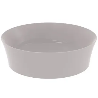 IDEAL STANDARD IPALYSS - Schale 400x400x120 mm in betongrau, ohne Hahnloch, ohne Überlauf - Diamatec #E1398V9 - Betongrau