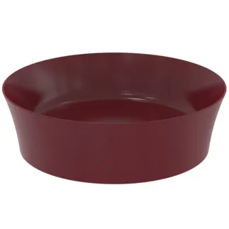 IDEAL STANDARD IPALYSS - Schale 400x400x120 mm in granatapfel, ohne Hahnloch, ohne Überlauf - Diamatec #E1398V6 - Granatapfel