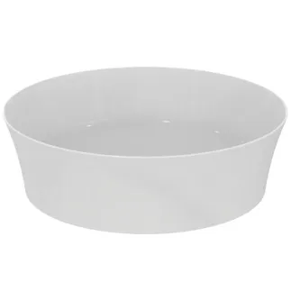 IDEAL STANDARD IPALYSS - Schale 400x400x120 mm in weiß, ohne Hahnloch, ohne Überlauf - Diamatec, IdealPlus #E1398MA - Weiß (Alpin) mit Ideal Plus