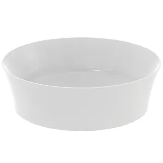 IDEAL STANDARD IPALYSS - Schale 400x400x120 mm in weiß seidenmatt, ohne Hahnloch, ohne Überlauf - Diamatec #E1398V1 - Seidenweiß