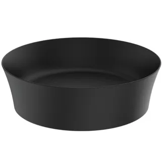 IDEAL STANDARD IPALYSS - Schale 400x400x120 mm in schwarz seidenmatt, ohne Hahnloch, ohne Überlauf - Diamatec #E1398V3 - Schwarz