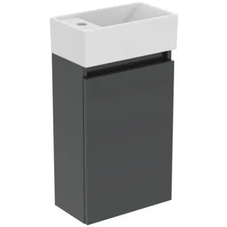 IDEAL STANDARD I.LIFE S - Handwaschbecken 370x210x120 mm in weiß glänzend, 1 Hahnloch, ohne Überlauf - Platzsparender Waschtisch #E211301 - Weiß (Alpin), Bild 5