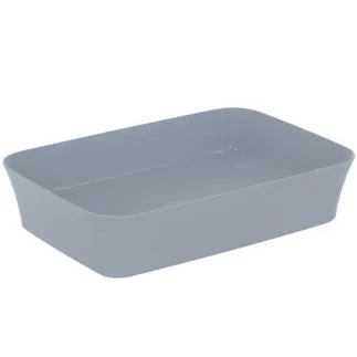 IDEAL STANDARD IPALYSS - Schale 550x380x125 mm in powder, ohne Hahnloch, ohne Überlauf - Diamatec, Platzsparender Waschtisch #E2076X8 - Puderblau