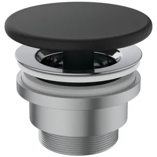 IDEAL STANDARD Nicht verschließbares Schaftventil 72x72 mm in schwarz seidenmatt #E2114V3 - Schwarz