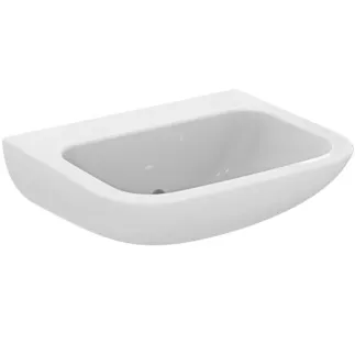 IDEAL STANDARD CONTOUR 21+ - Waschtisch 500x400x200 mm in weiß glänzend, ohne Hahnloch, ohne Überlauf - SmartGuard+ #E2327HY - Weiß (SmartGuard)